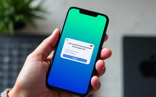 Smartphone zeigt eine erfolgreiche digitale Vignetten-Registrierung
